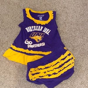 University of Northern Iowa infant outfit